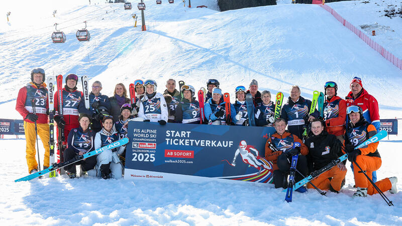 "Klassentreffen" der Legenden der Ski-WM 1991 - die Bilder