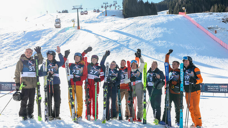 "Klassentreffen" der Legenden der Ski-WM 1991 - die Bilder