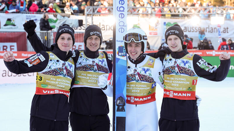 Slowenien zu stark! Österreichs Skiflieger holen Team-Silber