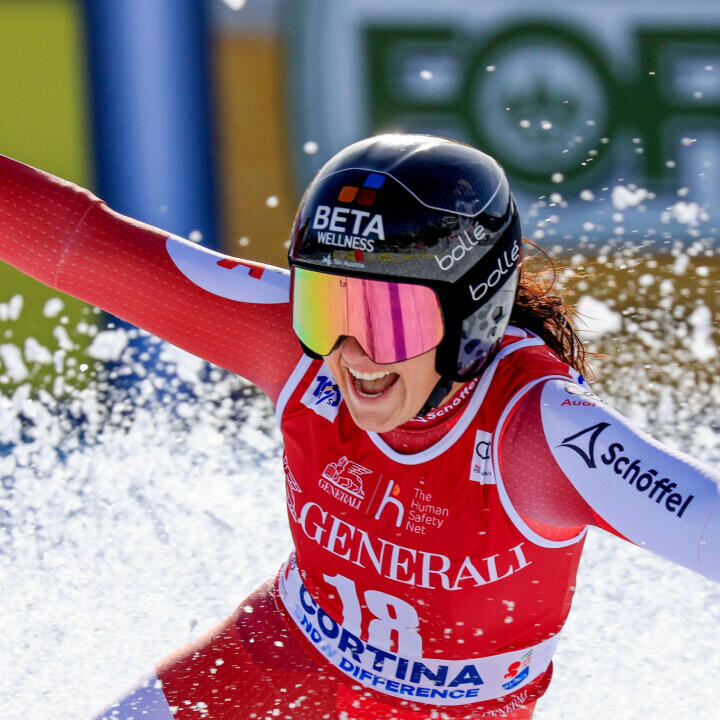 Erster Abfahrtssieg! Doppeltes ÖSV-Podium in Cortina-Abfahrt