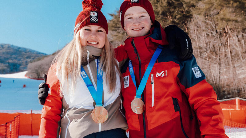 Gold-Maja carvt auch im Mixed-Bewerb zum Olympiasieg