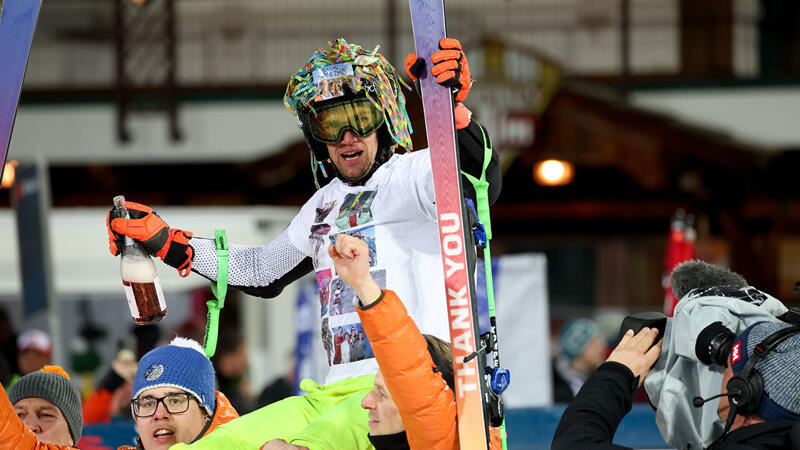 Roland Leitinger mit Abschiedsfahrt in Schladming - die Bilder