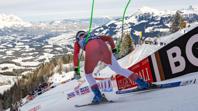 Sarrazin demoliert Konkurrenz in Hahnenkamm-Abfahrt