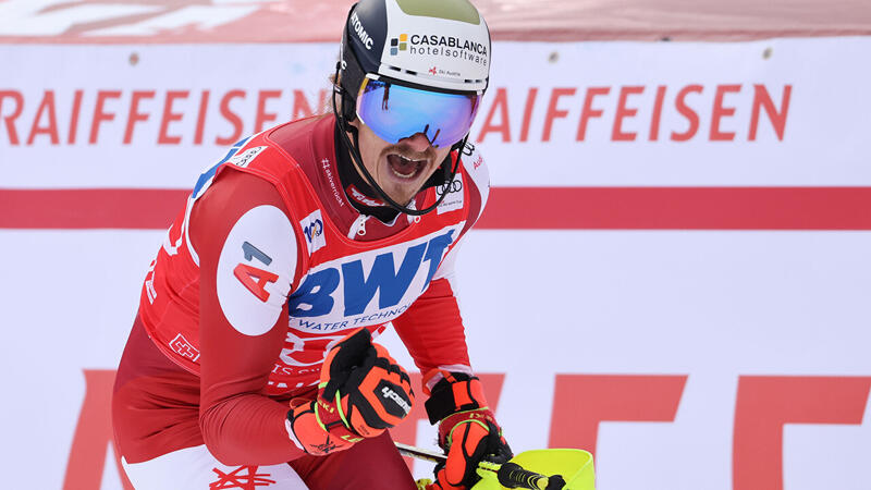 Die nächste Feller-Show! Die Feier-Bilder vom Wengen-Slalom