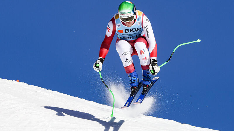 Startliste für die zweite Abfahrt in Wengen