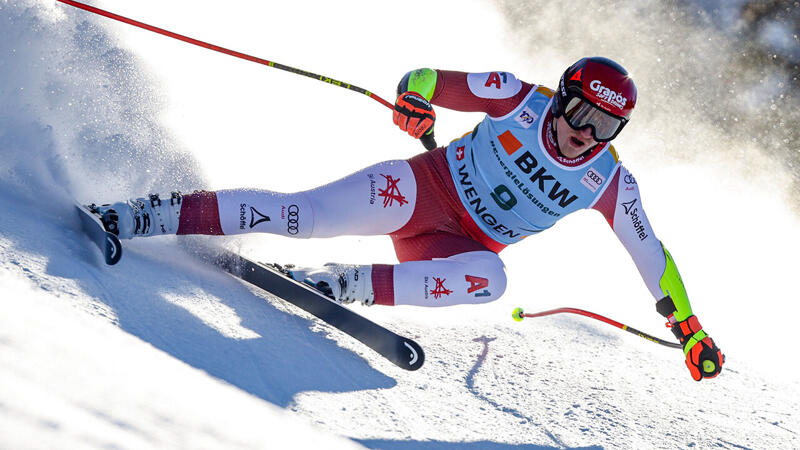 ÖSV-Podestserie im Super-G endet in Wengen