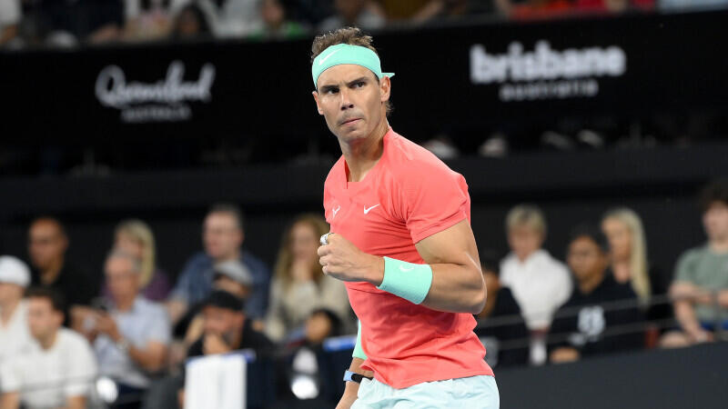 <a href='/de/daten/news/tennis/rafael-nadal/' class='tag'>Rafael Nadal</a> stürmt in Brisbane ins Viertelfinale