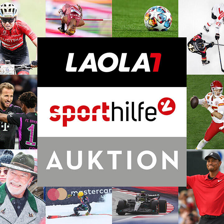 Die LAOLA1 Sporthilfe Charity Auktion