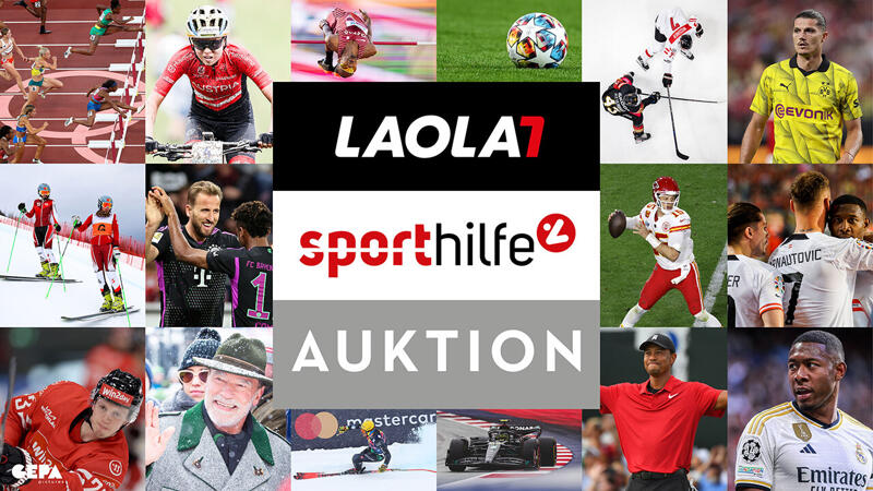 Die LAOLA1 Sporthilfe Charity Auktion