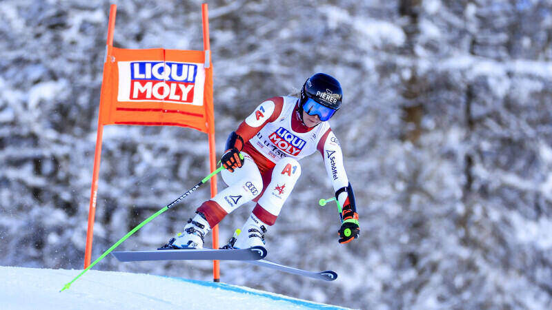 ÖSV-Läuferin bei einzigem Training in Val d'Isere in Top 10