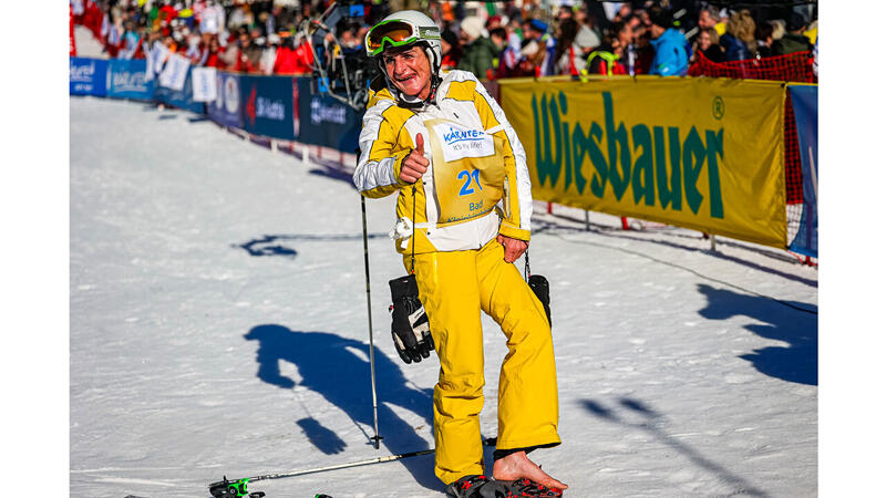 70er von Franz Klammer! Die Bilder des Legenden-Rennens