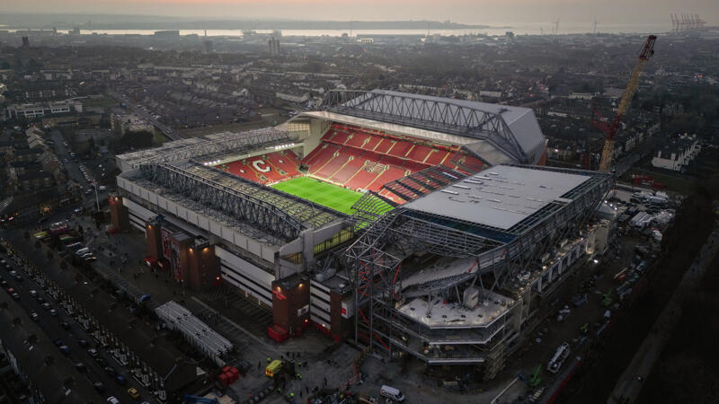 DIASHOW: Die Geschichte des Anfield-Stadions