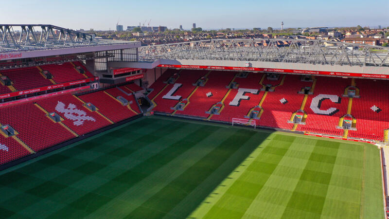 DIASHOW: Die Geschichte des Anfield-Stadions