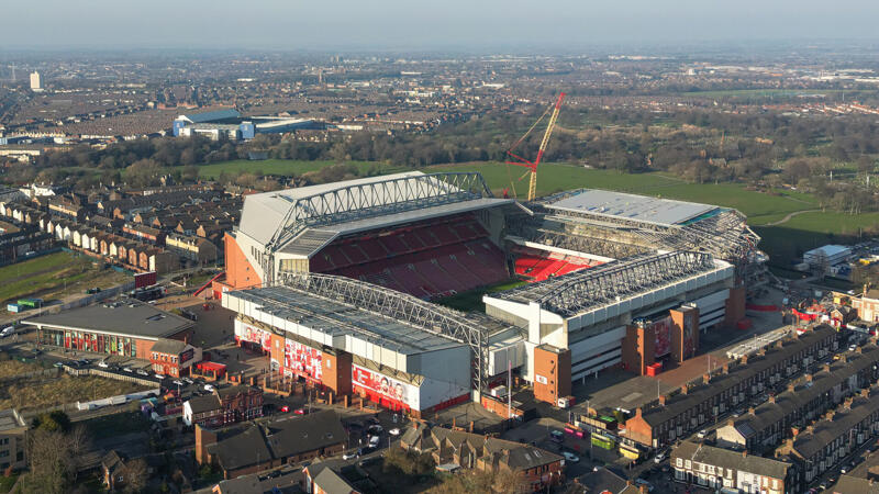 DIASHOW: Die Geschichte des Anfield-Stadions