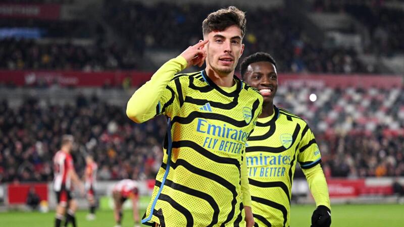 Zittersieg! Havertz schießt Arsenal an die Tabellenspitze