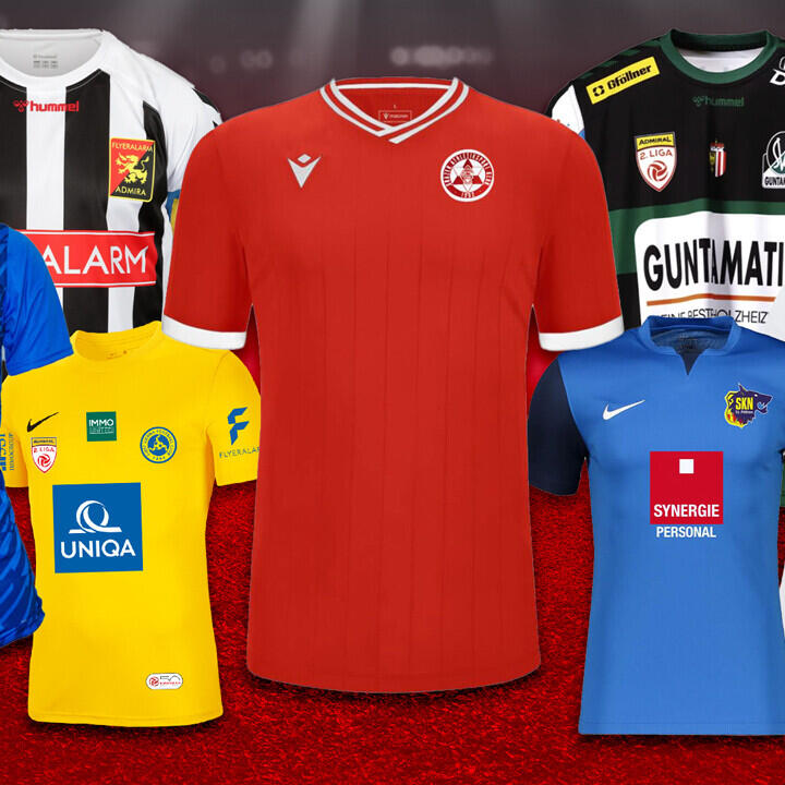 #LigaZwa Trikot-Ranking: Wer hat die schönste Wäsch'?