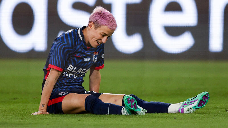 Verletzungs-Drama um Rapinoe in ihrem Abschiedsspiel