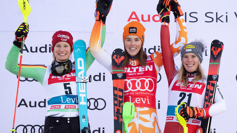 Liensberger zurück auf dem Podest! Die Bilder vom 1. Levi-Slalom