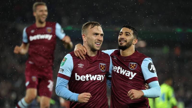 Underdog West Ham schießt <a href='/de/daten/news/fussball/fc-arsenal/' class='tag'>FC Arsenal</a> aus dem EFL-Cup