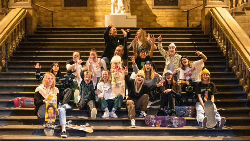 Skate the Museum - ungewöhnliche Bilder mit Naturgeschichte