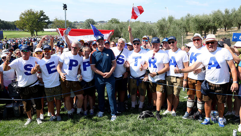 So bunt ist der Ryder Cup in Rom! Die besten Fan-Bilder