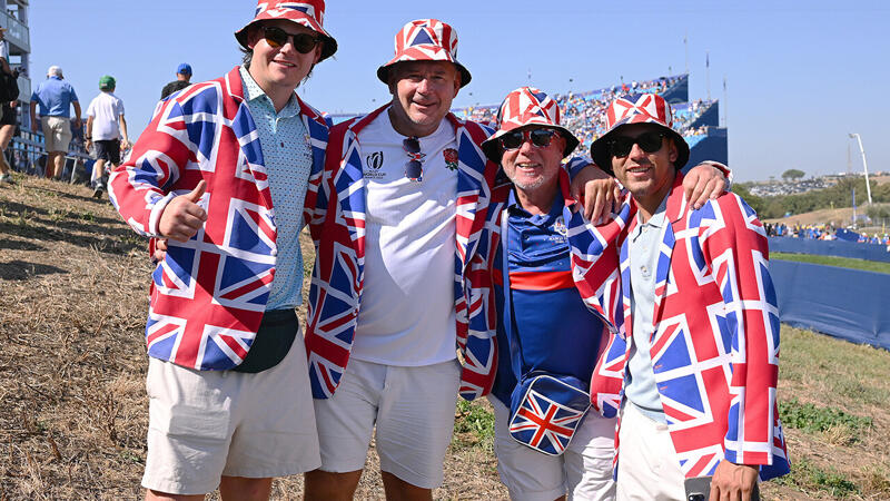 So bunt ist der Ryder Cup in Rom! Die besten Fan-Bilder