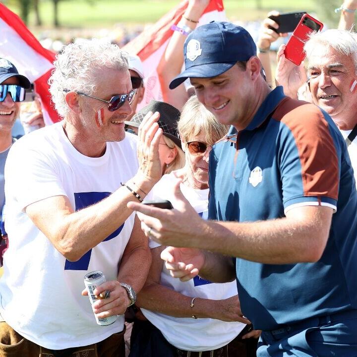 Straka mit großem Fan-Zuspruch beim Ryder Cup