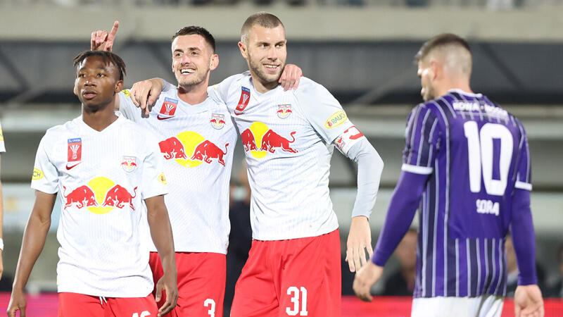 Austria Salzburg gegen Red Bull Salzburg: Die Bilder des Duells