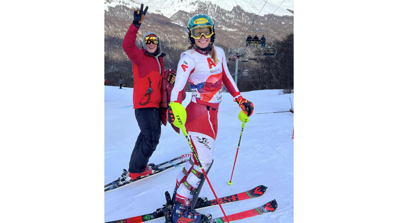 Bilder: ÖSV-Ski-Frauen fahren auf perfekte Vorbereitung ab