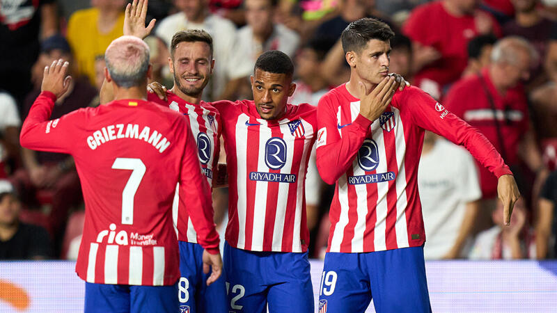 Atletico Madrid nimmt Rayo Vallecano auseinander