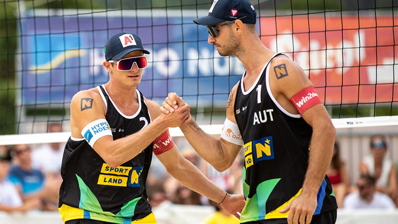 ÖVV-Männer dominieren <a href='/de/daten/news/beachvolleyball/' class='tag'>Beachvolleyball</a>-Turnier in Baden