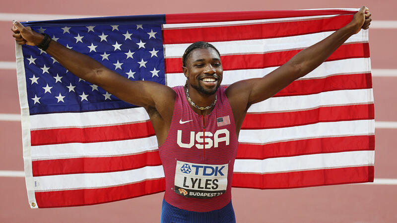 US-Amerikaner Lyles krönt sich zum 100-Meter-Weltmeister