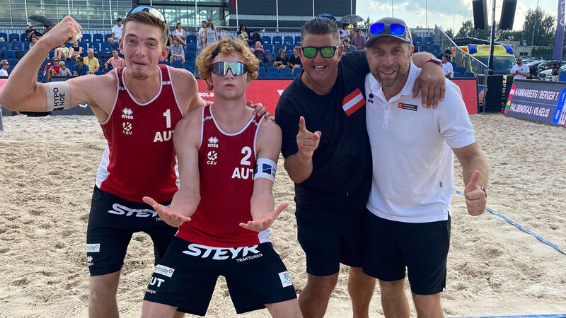 <a href='/de/daten/news/beachvolleyball/' class='tag'>Beachvolleyball</a>: Berger/Hammarberg holen Silber bei U20-EM