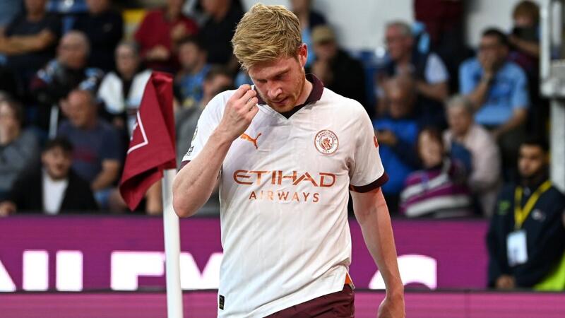 ManCity im Supercup gegen Sevilla ohne De Bruyne