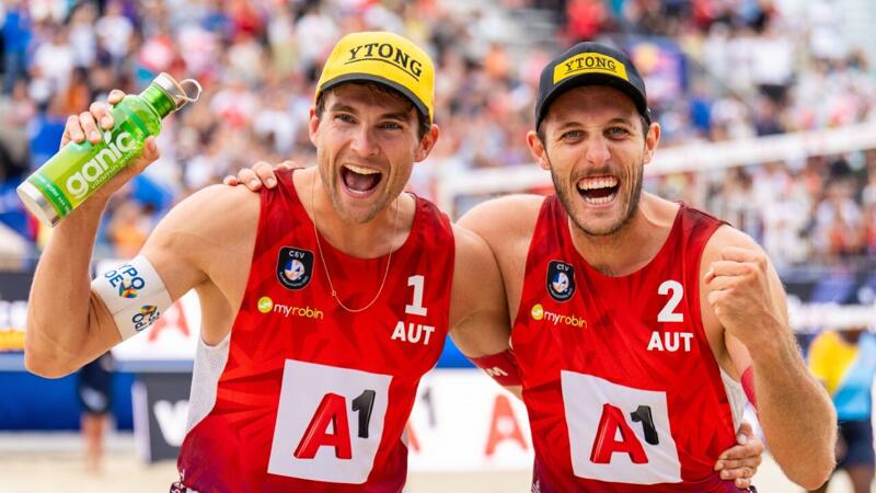 Beachvolleyball-EM 23: Ergebnisse der ÖVV-Teams am Donnerstag