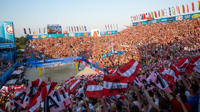 <a href='/de/daten/news/beachvolleyball/' class='tag'>Beachvolleyball</a>-EM auf der Donauinsel so gut wie ausverkauft