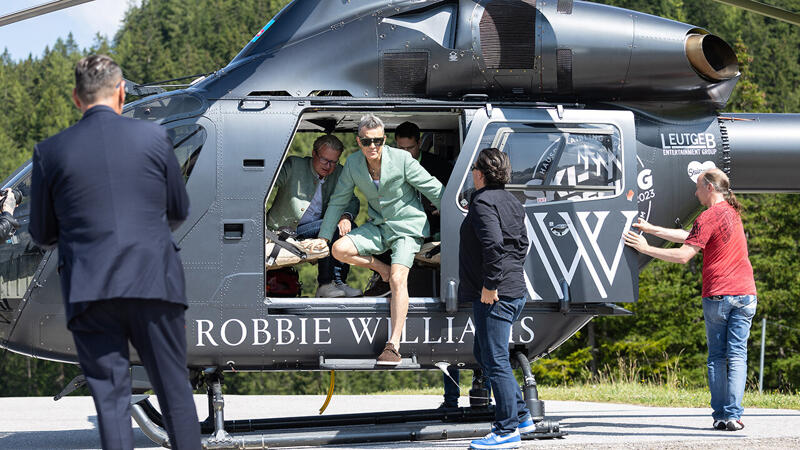 Robbie Williams beim Ski Opening in Schladming-Dachstein