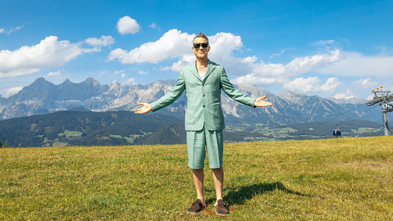 Robbie Williams beim Ski Opening 23 in Schladming-Dachstein