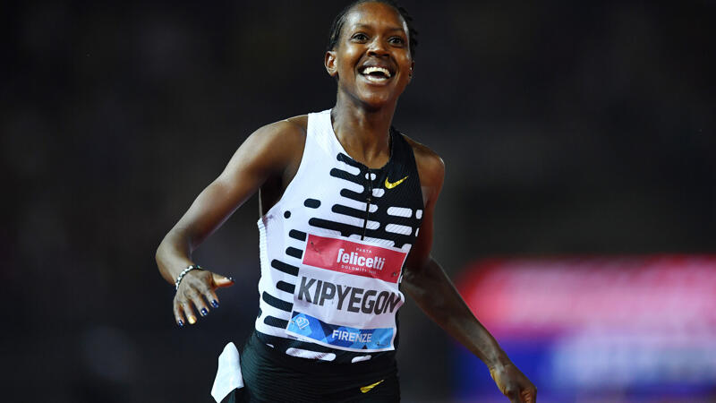 Leichtathletik: Kipyegon pulverisiert Meilen-Weltrekord