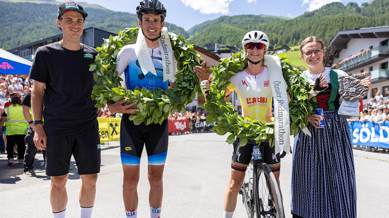 Italiener gewinnt im Ötztal -  Lamparter mischt vorne mit 