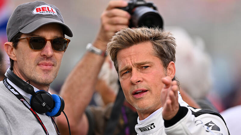 Brad Pitt & Co. - die Promis beim Silverstone-GP 2023