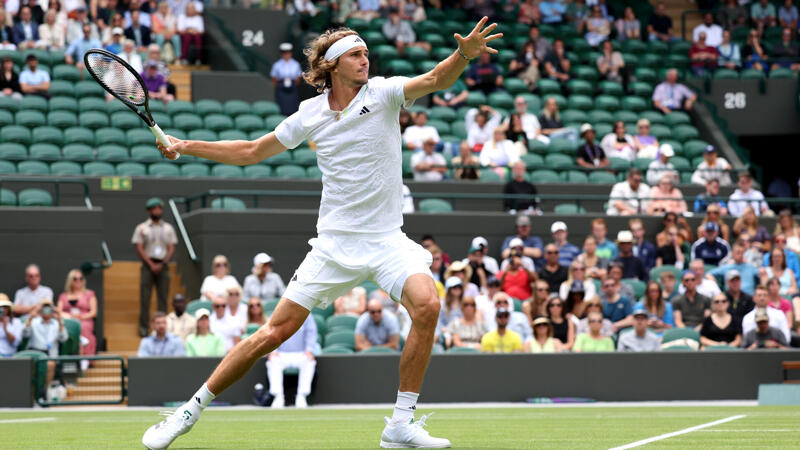 Zverev mit Nervenstärke in die zweite Runde von <a href='/de/daten/news/tennis/wimbledon/' class='tag'>Wimbledon</a>