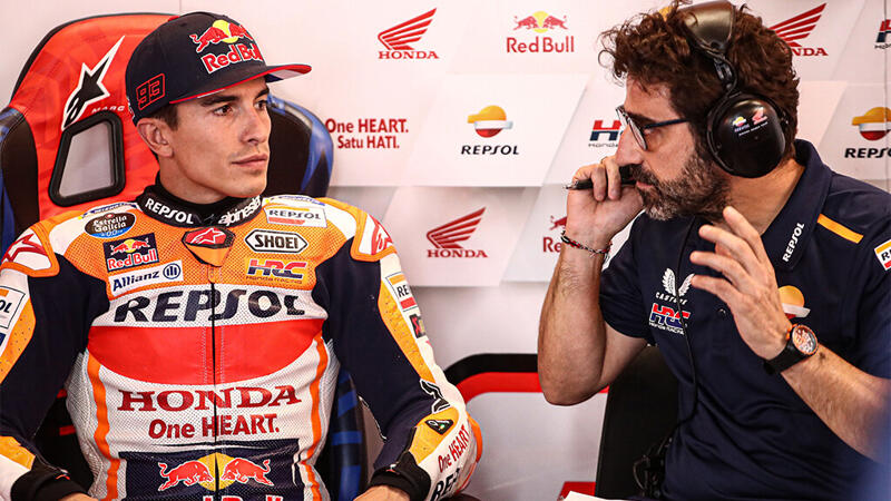 <a href='/de/daten/news/marc-marquez/' class='tag'>Marc Marquez</a> auch 2024 bei Honda? Zweifel bei Teamboss