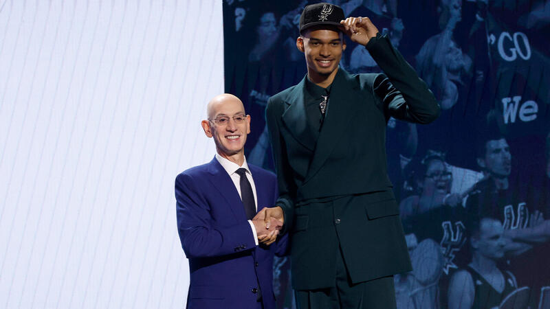 <a href='/de/daten/news/basketball/nba/' class='tag'>NBA</a>: Spurs wählen französisches Top-Talent an Nr.1 im Draft