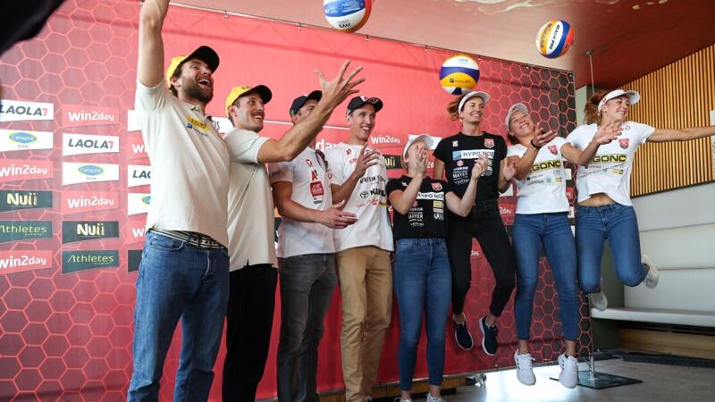 Österreichs Teams für die Beachvolleyball-EM in Wien