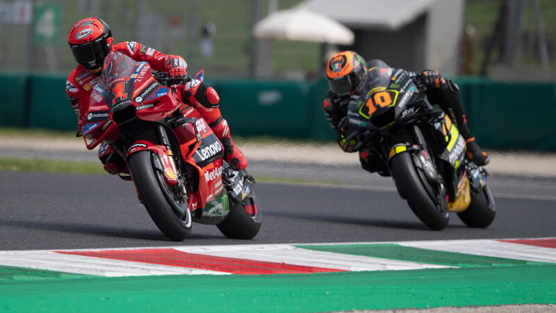 Bagnaia führt Ducati-Vierfachsieg in Mugello an