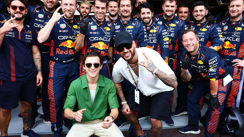 Neymar und Spiderman: Stars & Sternchen bei Formel 1 in Monaco