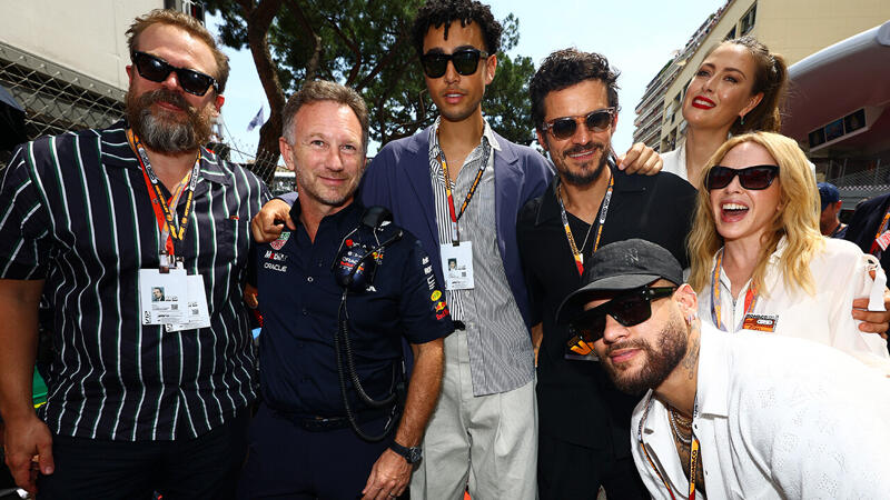 Neymar und Spiderman: Stars & Sternchen bei Formel 1 in Monaco