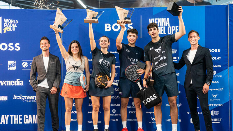 Topgesetzte Duos sichern sich Titel bei Vienna Padel Open