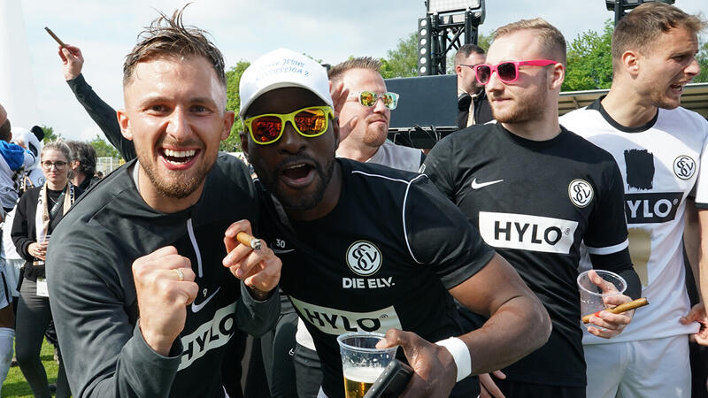 Die besten Bilder der Aufstiegsparty der SV Elversberg